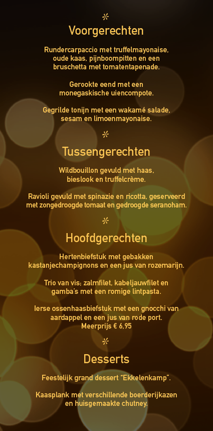 Ekkelenkamp kerstmenu deel2