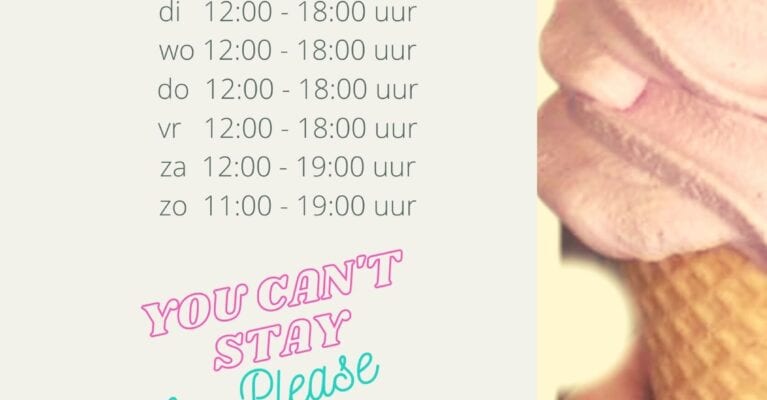 IJssalon, Patisserie en Snackloket geopend